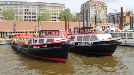 Grote boottocht door de haven van Hamburg